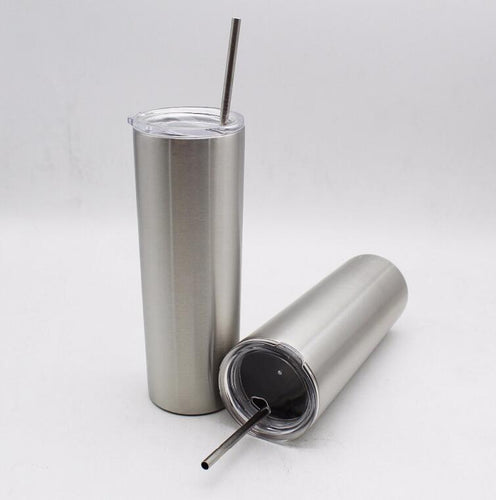6 pieces 20 oz skinny stainless steel tumblers