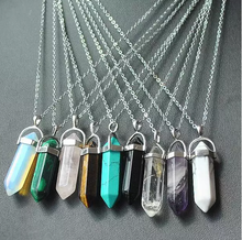 Load image into Gallery viewer, Stainless Steel Jewelry Natural Stone Pendants