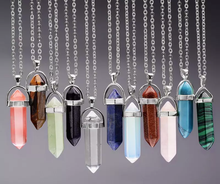 Load image into Gallery viewer, Stainless Steel Jewelry Natural Stone Pendants