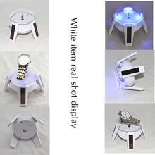 Load image into Gallery viewer, Solar and Battery Power 360 Degree Rotating Display Stand With Led Light