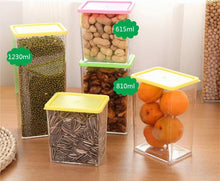 Load image into Gallery viewer, Plastic Food Storage Box Grain Container Kitchen Organizer