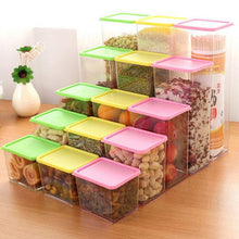 Load image into Gallery viewer, Plastic Food Storage Box Grain Container Kitchen Organizer