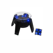 Load image into Gallery viewer, Solar and Battery Power 360 Degree Rotating Display Stand With Led Light