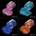 Load image into Gallery viewer, 50g / Bag Holographic Rainbow Nail Glitter Laser Powder 1/128 Chrome Pigment Dust