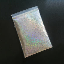 Load image into Gallery viewer, 50g/bag Holographic Diamond Glitter Silver/Gold 1/128 Fine Glitter Nail Fine Dust Shining Powder DIY Manicure Craft Accessories