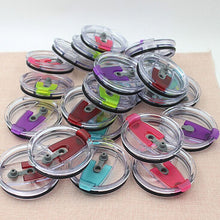Load image into Gallery viewer, 1 Pcs Spill Resistant Lid For 20 And 30 Oz Tumblers  With Straw Hole