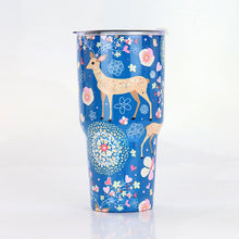 Load image into Gallery viewer, Double Walled Vacuum insulated Stainless Steel Christmas Design Tumblers