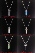 Load image into Gallery viewer, Stainless Steel Jewelry Natural Stone Pendants
