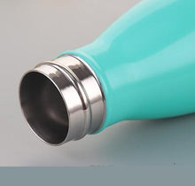 Load image into Gallery viewer, 25 oz stainless steel vacuum insulated Cola Shaped Bottles.