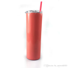 Load image into Gallery viewer, 24 pieces stainless steel 20 oz skinny tumblers.