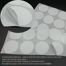 Load image into Gallery viewer, 50 pcs Phone Holder with Blank Aluminum and Acrylic Sublimation Insert for Customization.